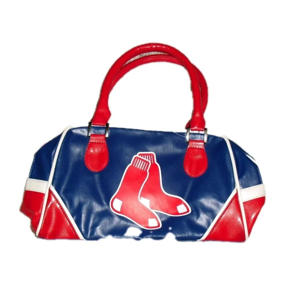 Boston Red Sox Womens Girls Purse 7x12 inches Red Blue New Mlb